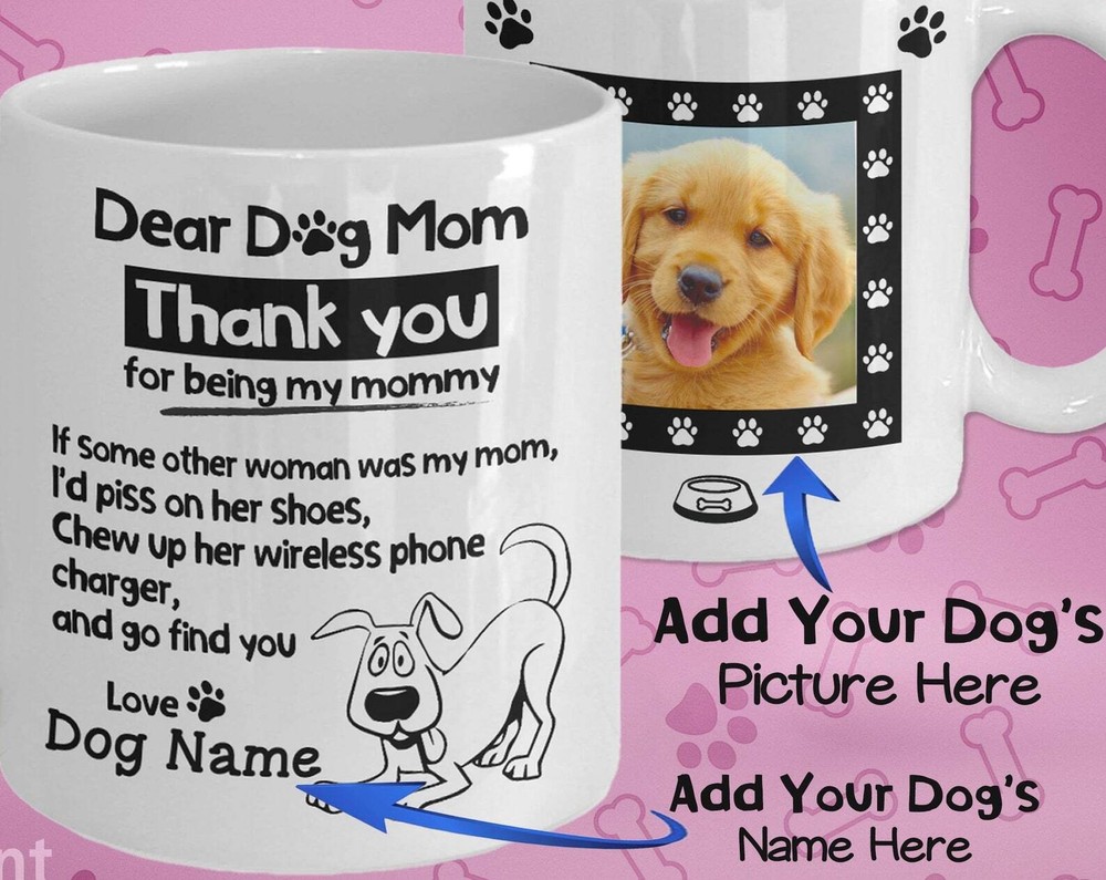 Personalized Dog Mug Dog Mom Mug Dog Coffee Mug Dog Mom Gift Dog Coffee Cup Dog