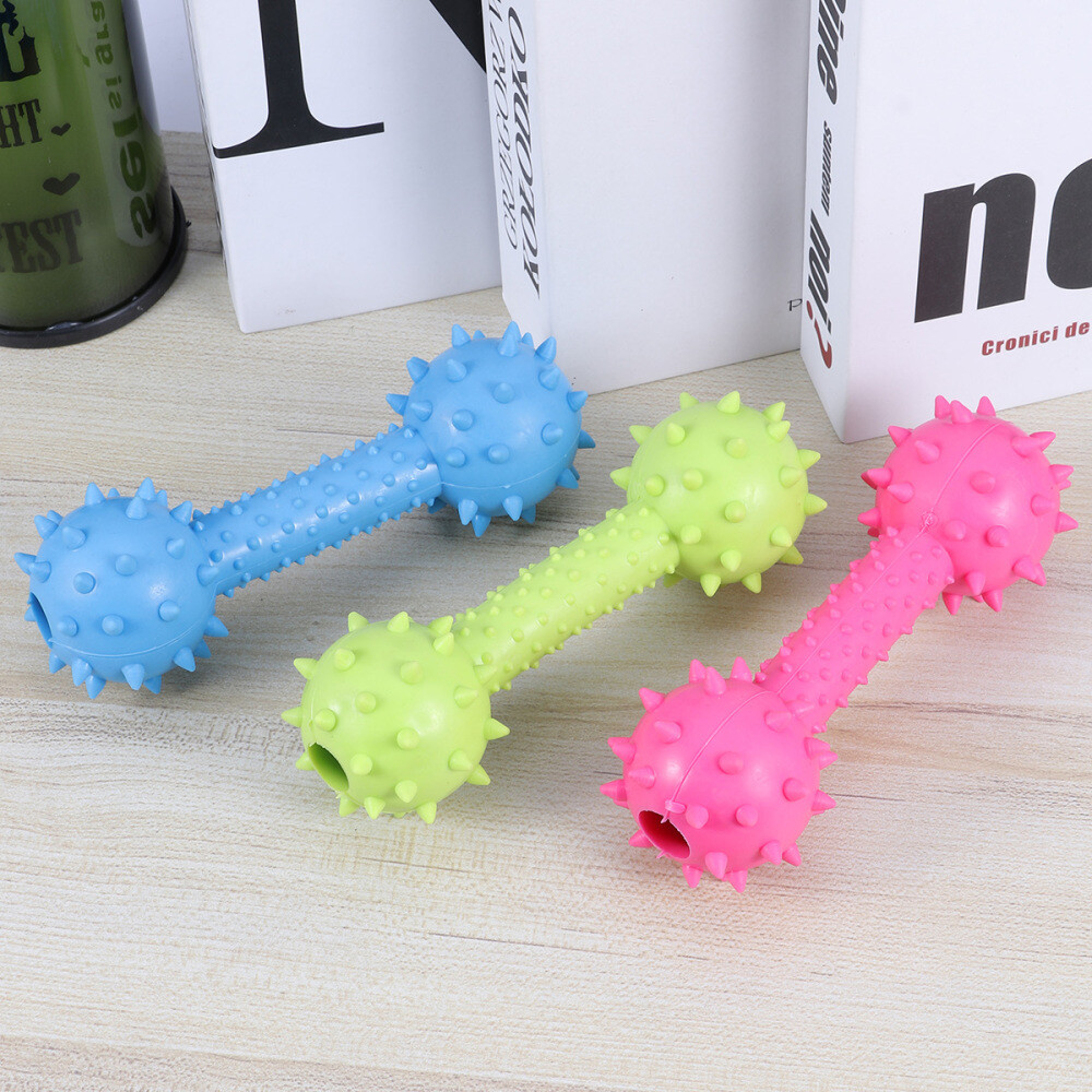 3 Pcs Dog Dumbbell Molar Bite Toy Pet Tooth Toy Pet Bite Toy