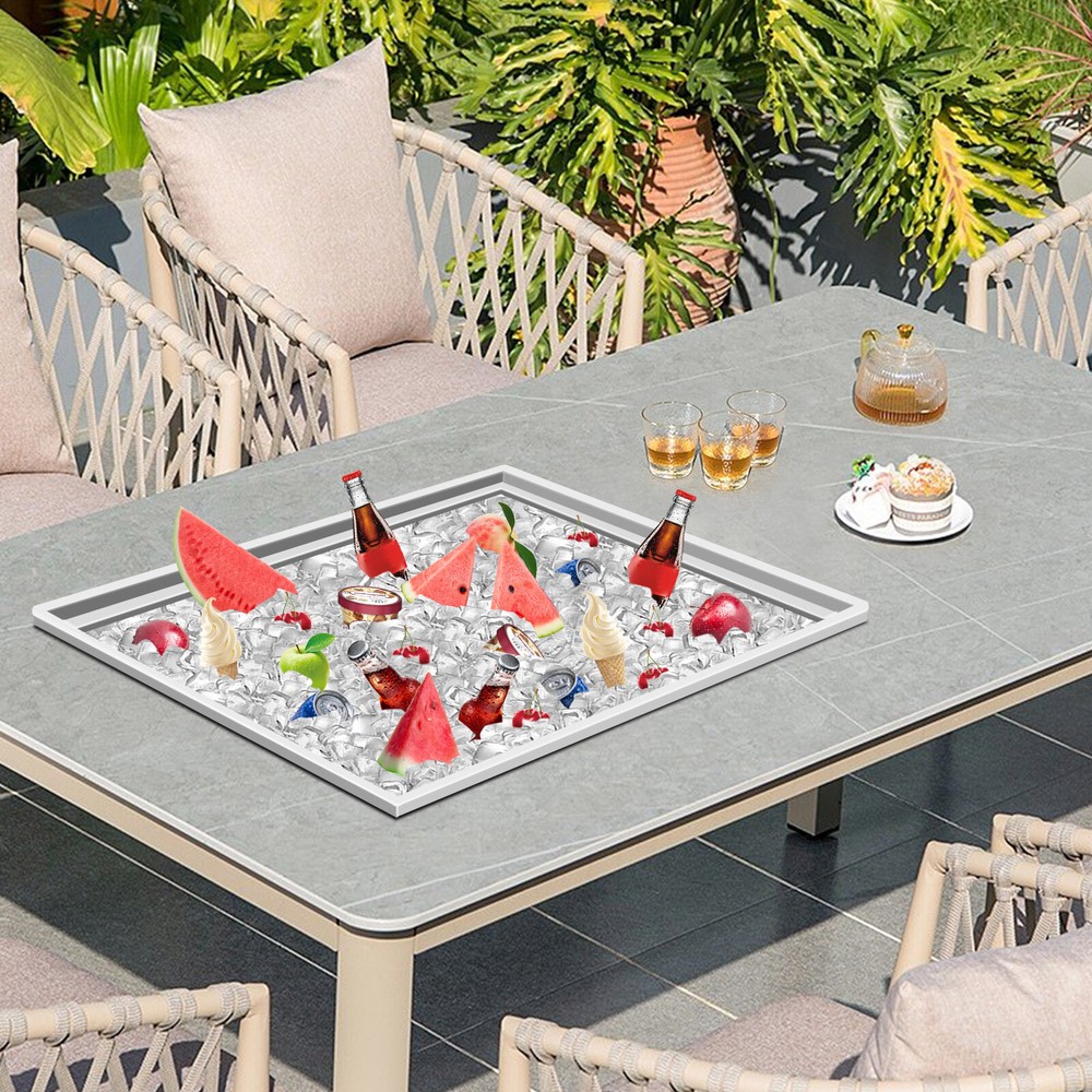 22''x17''x12'' Drop in Ice Chest/Cooler BBQ Island Home Stainless Steel Ice Bin