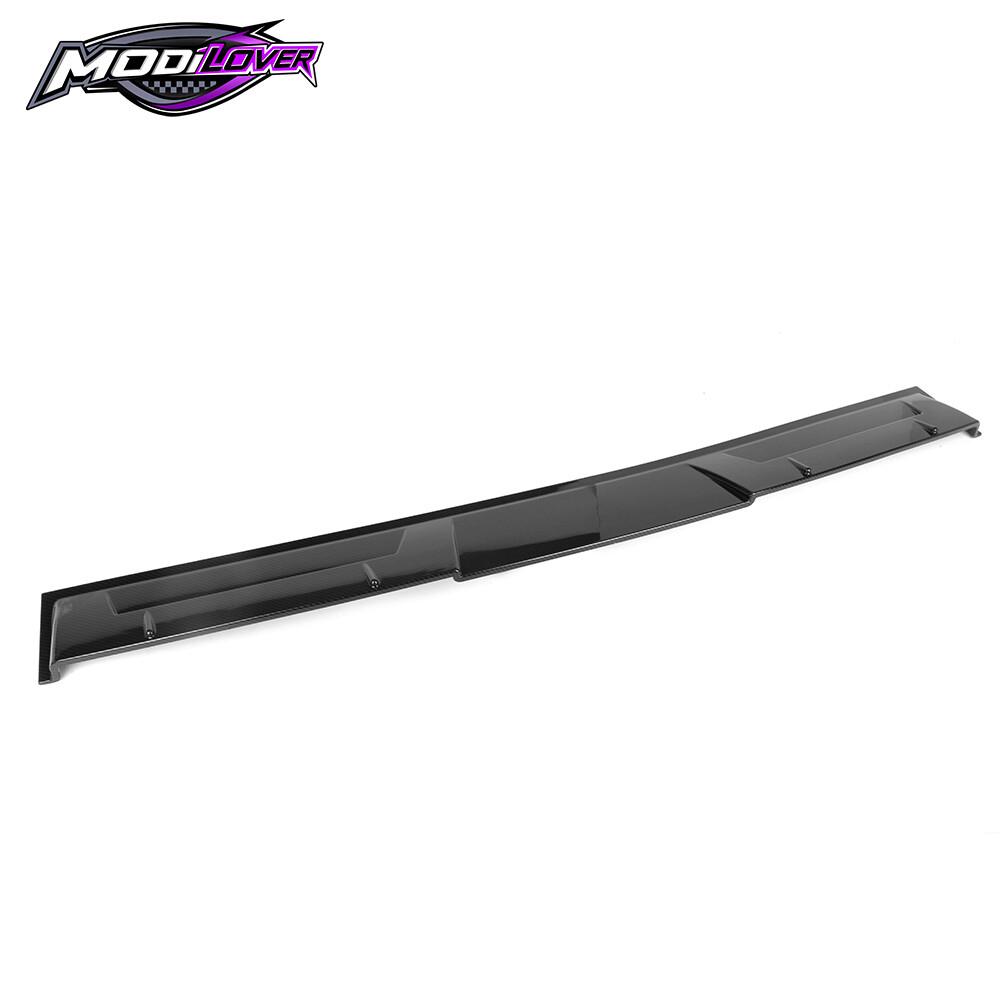 Fit 18-22 Honda Accord Ikon Style Roof Spoiler Rear Visor Carbon Fiber Print ABS