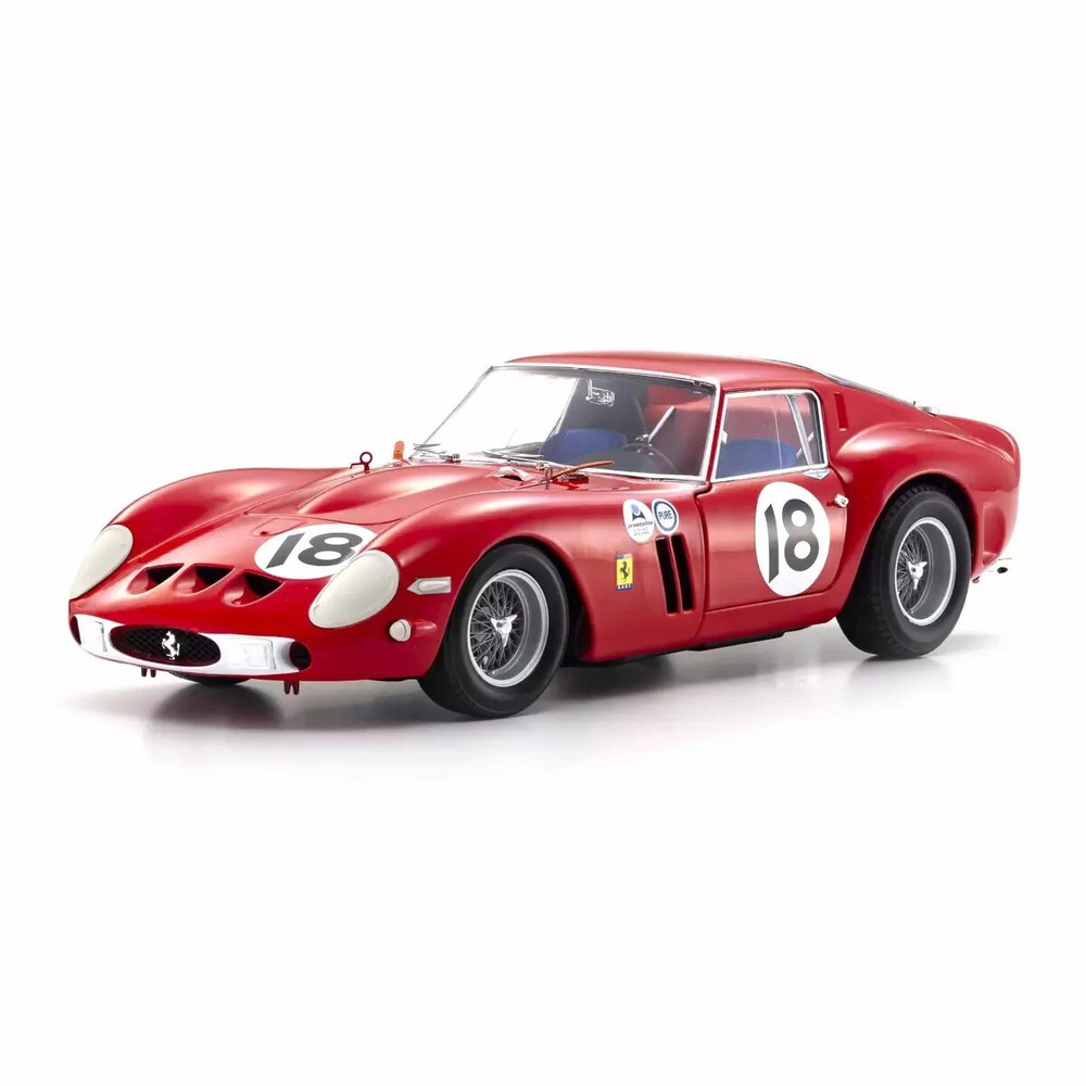 Kyosho KS08438F Ferrari 250 GTO 1963 Daytona 3h Red No.18 1/18