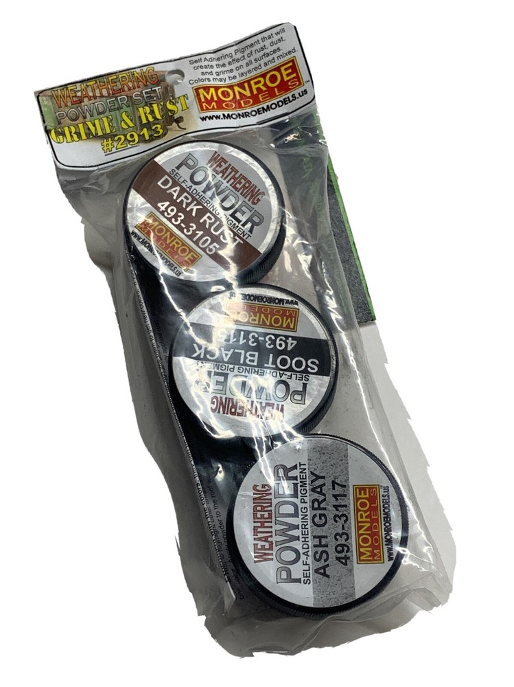 Monroe Models 2913 Weathering Powder Set 