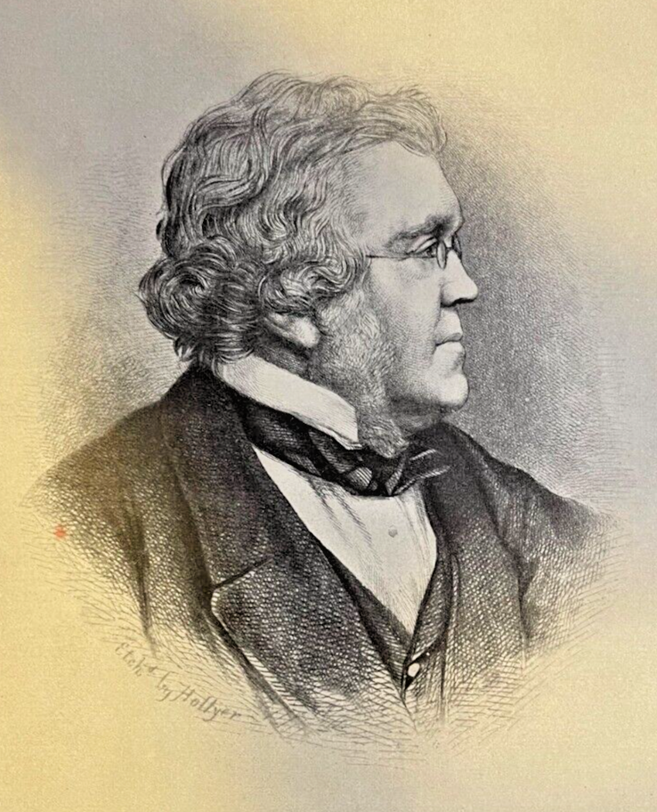 1911 Author William Makepeace Thackeray in America illustrated