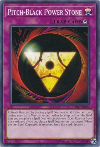 Pitch-Black Power Stone OP07-EN022 Common Unlimited Edition x3 Near Mint