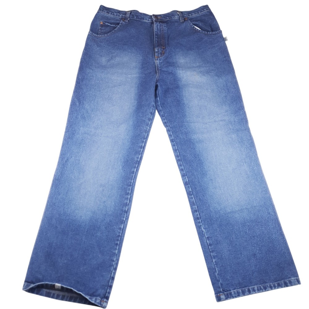 Vintage Y2K Suburban Fracturedfemurdiv Baggy Skate Jeans Jnco Style Size 38