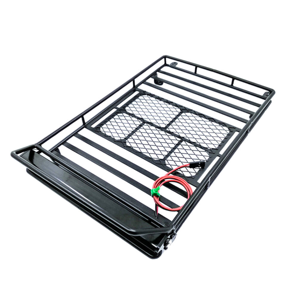 RC Car Parts Metal Roof Rack Luggage Carrier Car Luggage Basket
