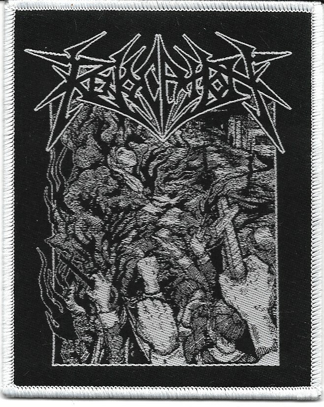 REVOCATION-WITCH TRAILS-WOVEN PATCH-WHITE BORDERS