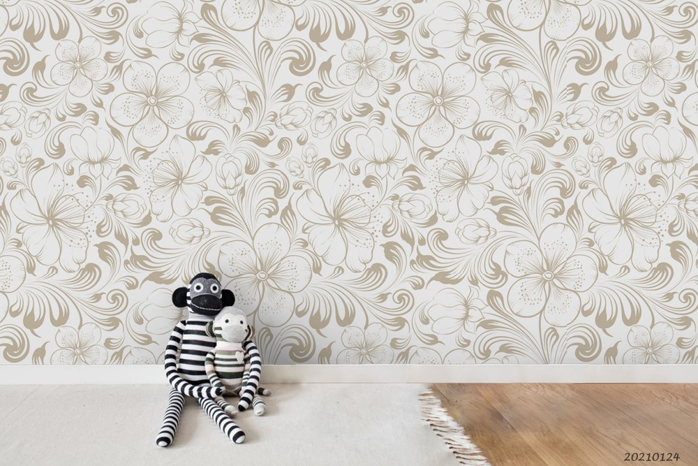 3D Flower Plantation Pattern Wall Murals Wallpaper Murals Wall Sticker