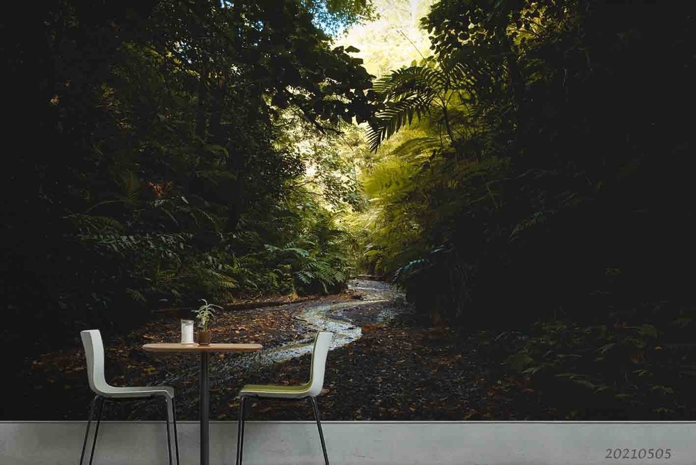 3D Forest River Landscape Wall Murals Wallpaper Murals Wall Sticker 3