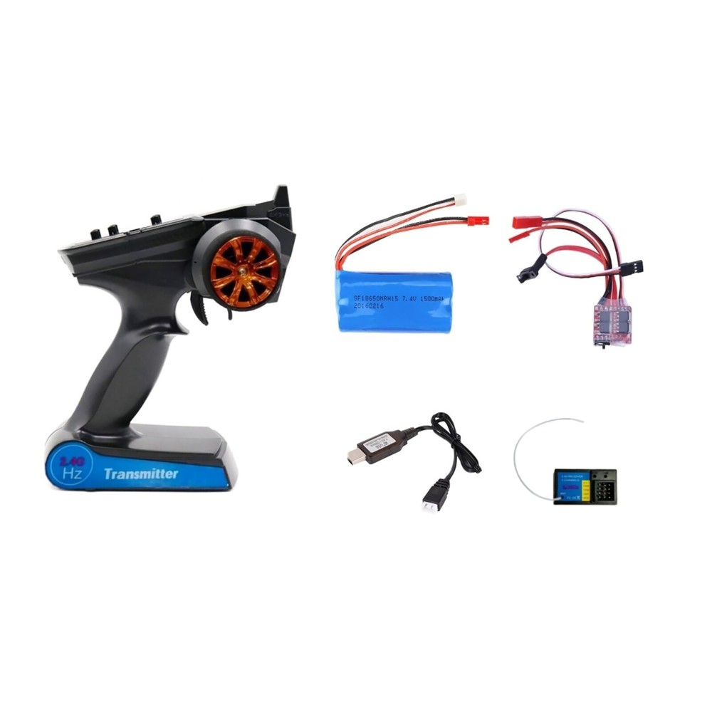 Digital Radio Remote Control With Receiver Battery 30A ESC Set For WPL RC Car