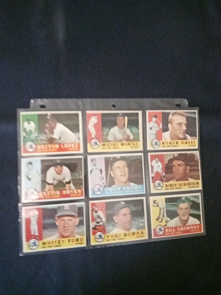1960 Topps New York Yankees