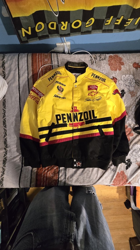 Rare Vintage Steve Park Pennzoil NASCAR Jacket Collectible