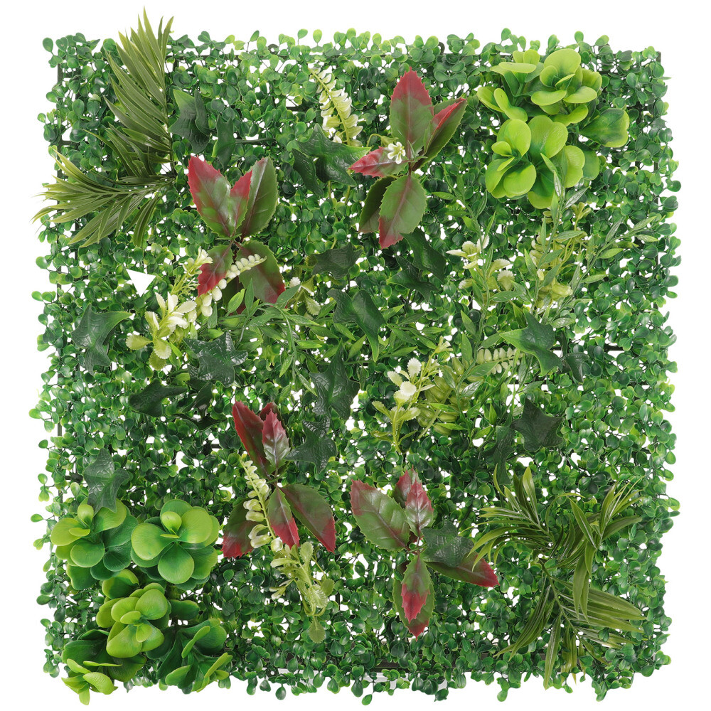 Artificial Hedge Wall Panel for Privacy and Decorative Greenery