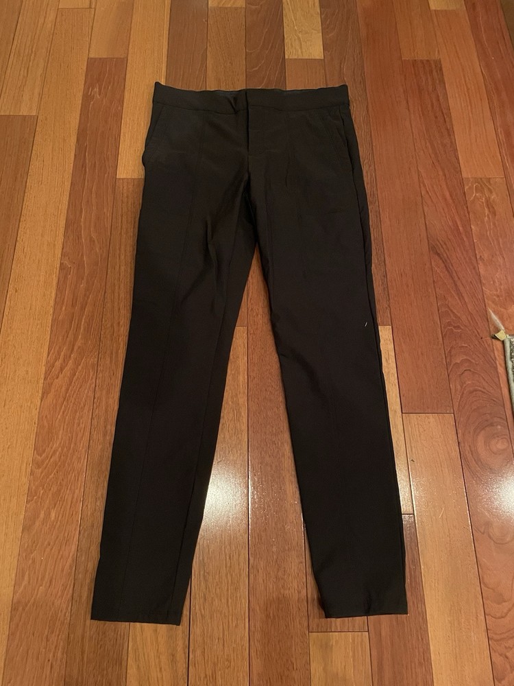 Athleta Womens Size 6 Black Wander Stash Skinny Athletic Leggings