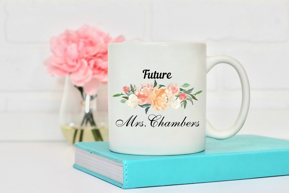 Custom Future Mrs Mug Engagement Mug Bride Tribe Mug Newlywed Gift Bride Mug