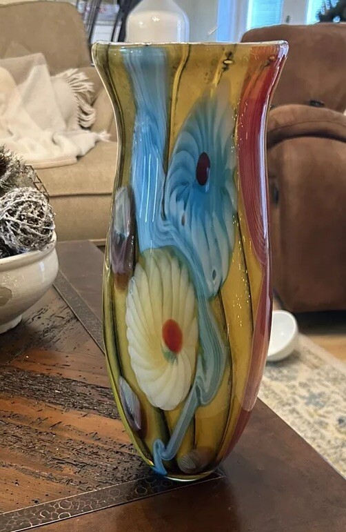 Beautiful Glass Vase-Perfect Condition