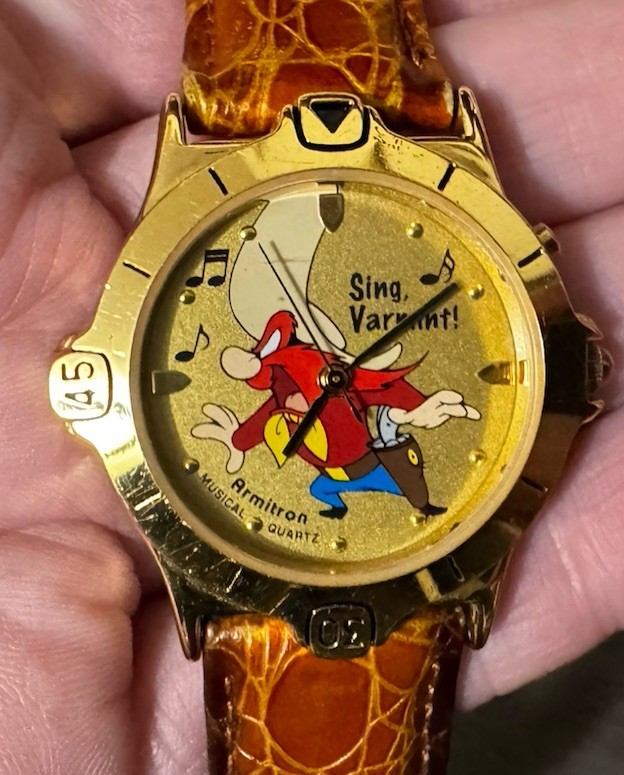 Vintage Armitron Yosemite Sam Looney Tunes Swiss Quartz Watch – Working