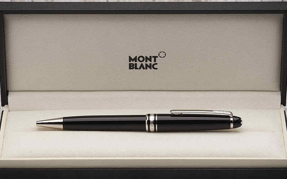 Montblanc Meisterstuck Silver Platinum Ballpoint Pen New Year 2025 Sale