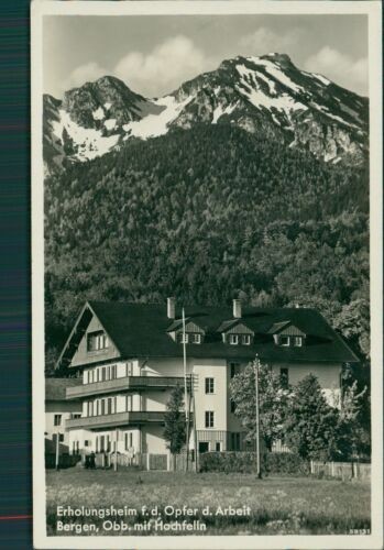 Ansichtskarte Erholungsheim f.d. Opfer d. Arbeit Bergen Obb. Hochfelln (Nr.9132)