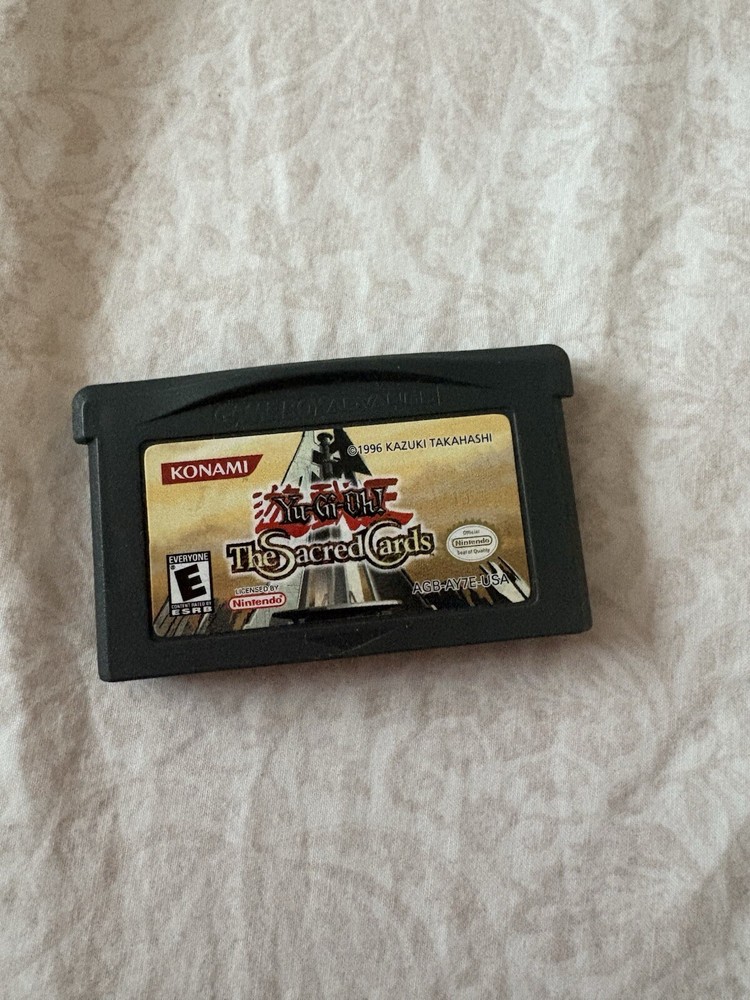 Yu-Gi-Oh The Sacred Cards for Game Boy Advance Strategy RPG