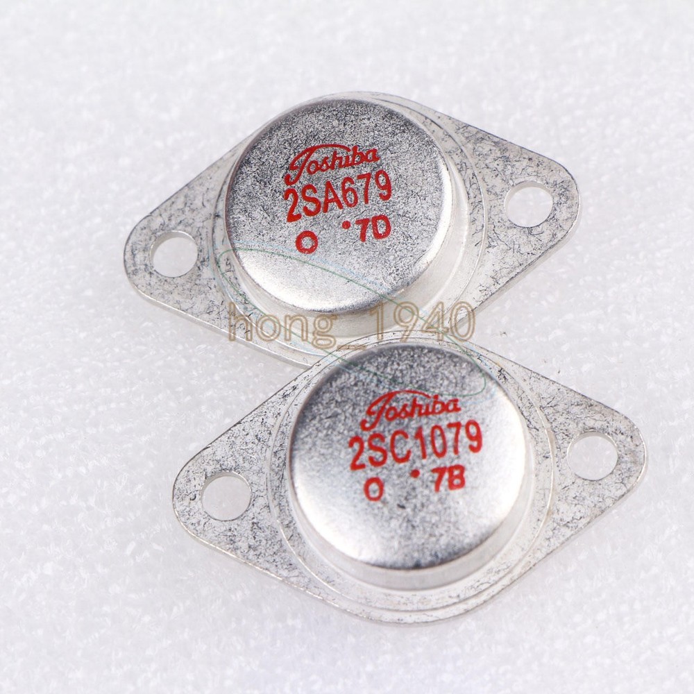 1pairs Transistor TOSHIBA TO-3 2SA679/2SC1079 A679/C1079 NEW