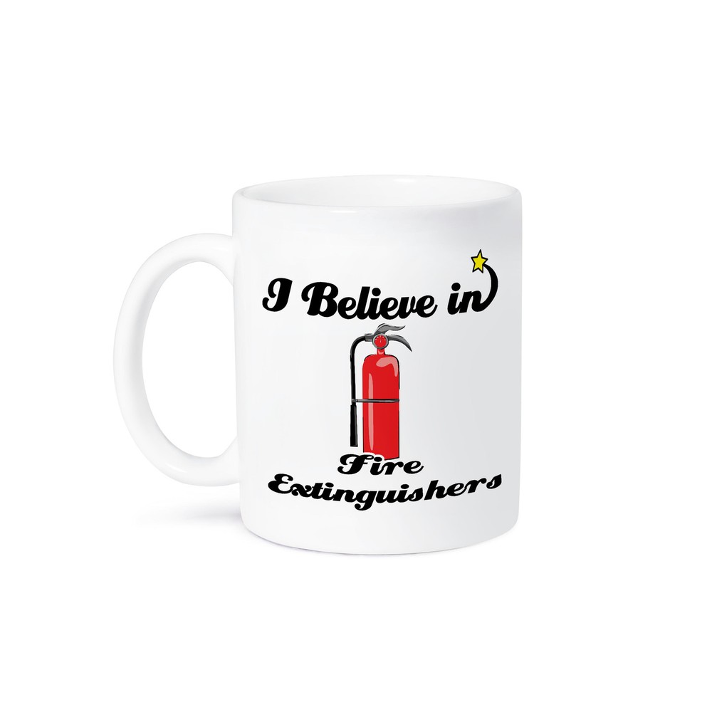 3dRose Fire Extinguisher Belief Ceramic Mug