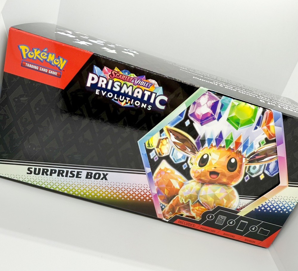 VAPOREON Pokémon TCG Scarlet & Violet Prismatic Evolutions Surprise Box IN-HAND!