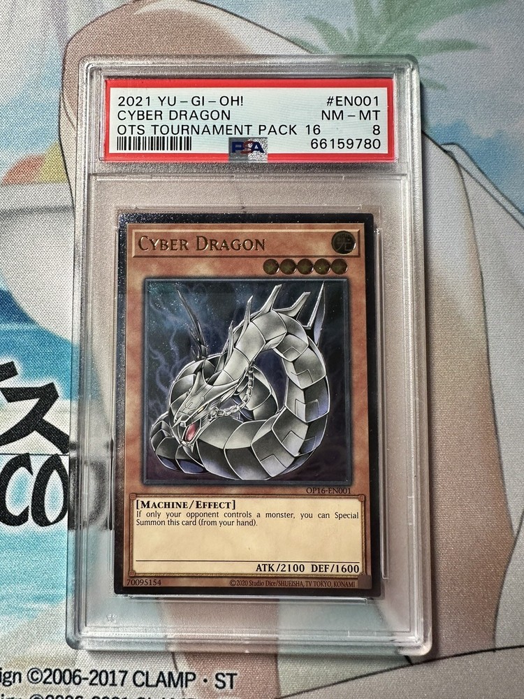 Cyber Dragon Ultimate Rare OTS PSA 8 Graded Card-image