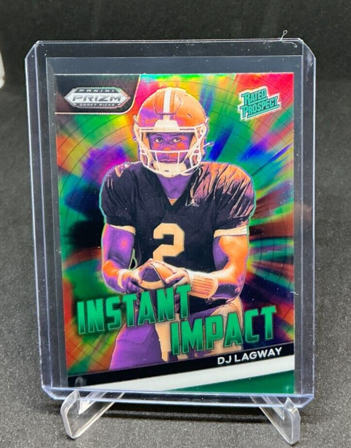 2024 Panini Prizm Draft Green DJ Lagway Instant Impact Rookie Card F-DLY  