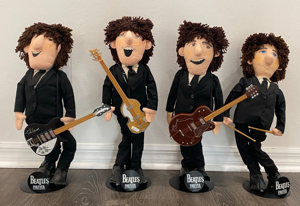 Beatles Forever Dolls Set - John Paul George & Ringo in Original Boxes 🔥