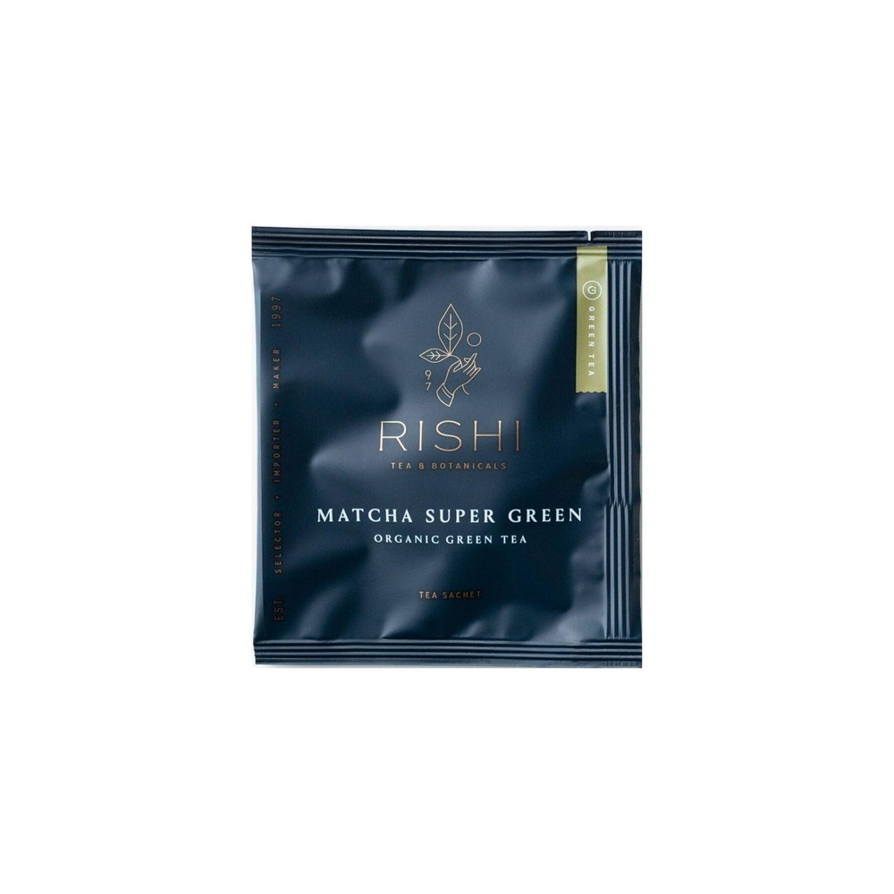 Organic Matcha Green Tea Sachets - Caffeinated Japanese Umami Flavor