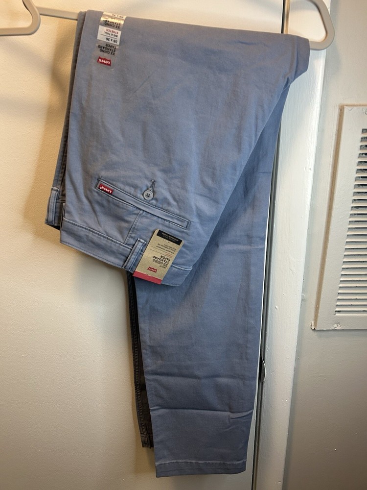 Levi’s XX Chino Standard Tapered Stretch Pants Men’s Size W38 L36 - Blue