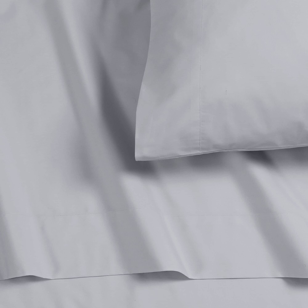 300-Thread Count Cotton Percale Pillowcase - Solid or Printed  