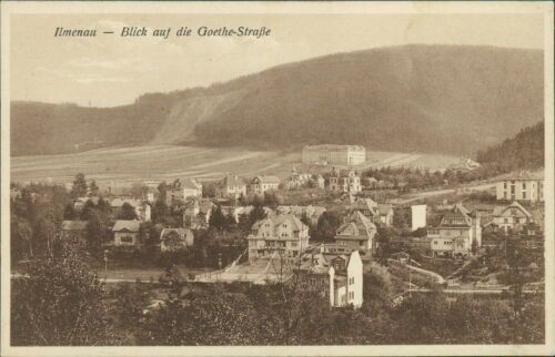 Ansichtskarte Ilmenau Blick auf die Goethe-Straße (Nr.9397)