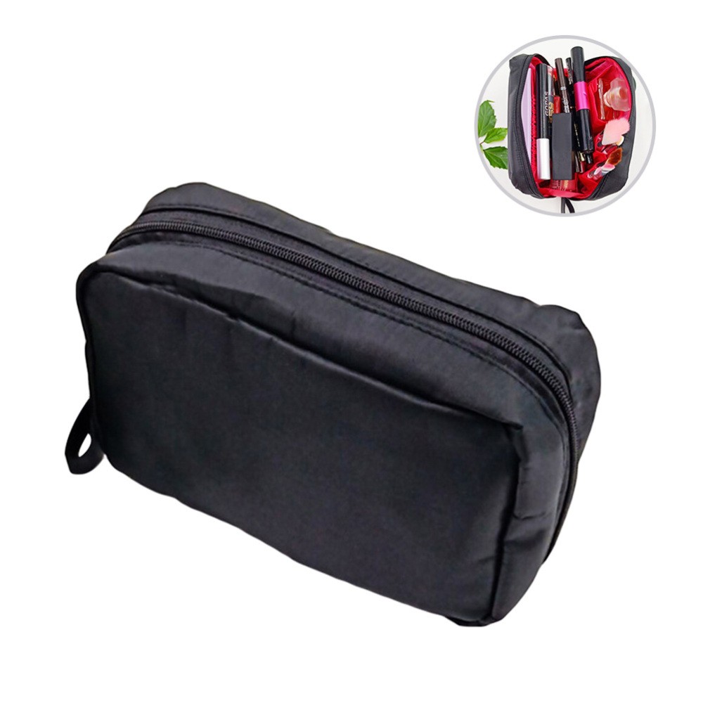 Small Travel Makeup Bag for Women Cute Cosmetic Toiletry Case