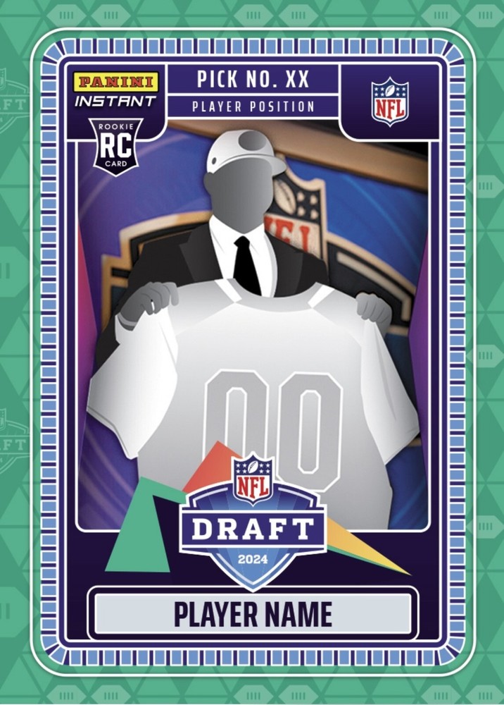 2024 Panini Instant NFL Draft Night Green /25 Rookie RC *Pick Player* PRESALE-image