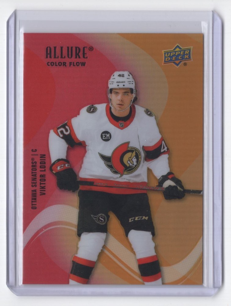 2022-23 Red-Orange Viktor Lodin Rookie Ottawa Senators #SF-38
