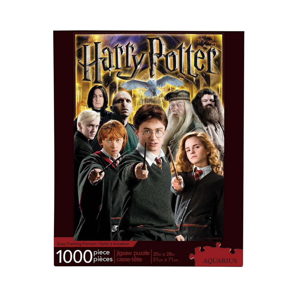 Harry Potter 1000-Piece Jigsaw Puzzle – Officially Licensed Character Collage  