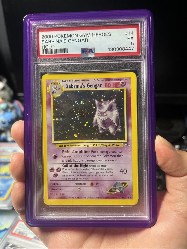 Sabrina's Gengar 014/132 Gym Heroes Holo