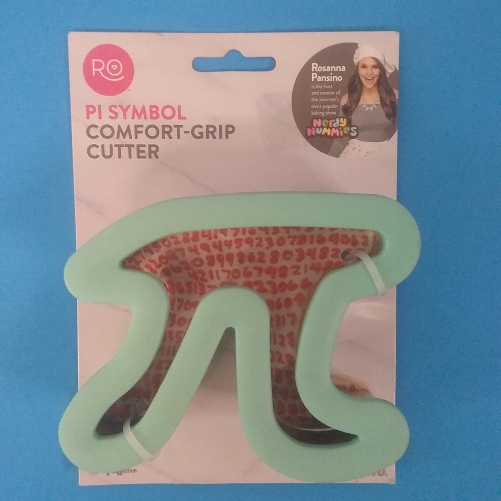 Rosanna Pansino PI Symbol Comfort Grip Cookie Cutter  Wilton