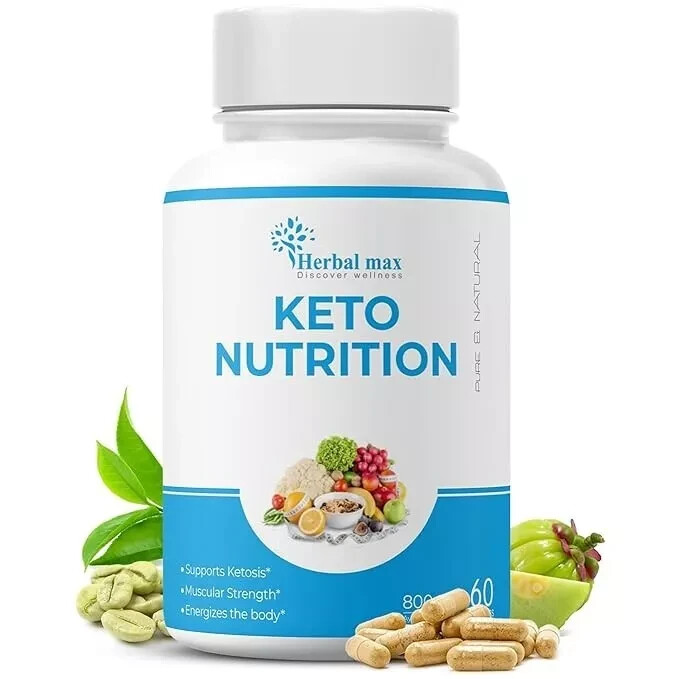 Herbal max Keto Extreme Fat Burner for Men & Women (60 Capsules) SF,