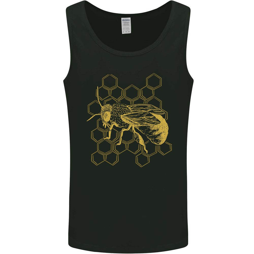 A Bee Design Mens Vest Tank Top