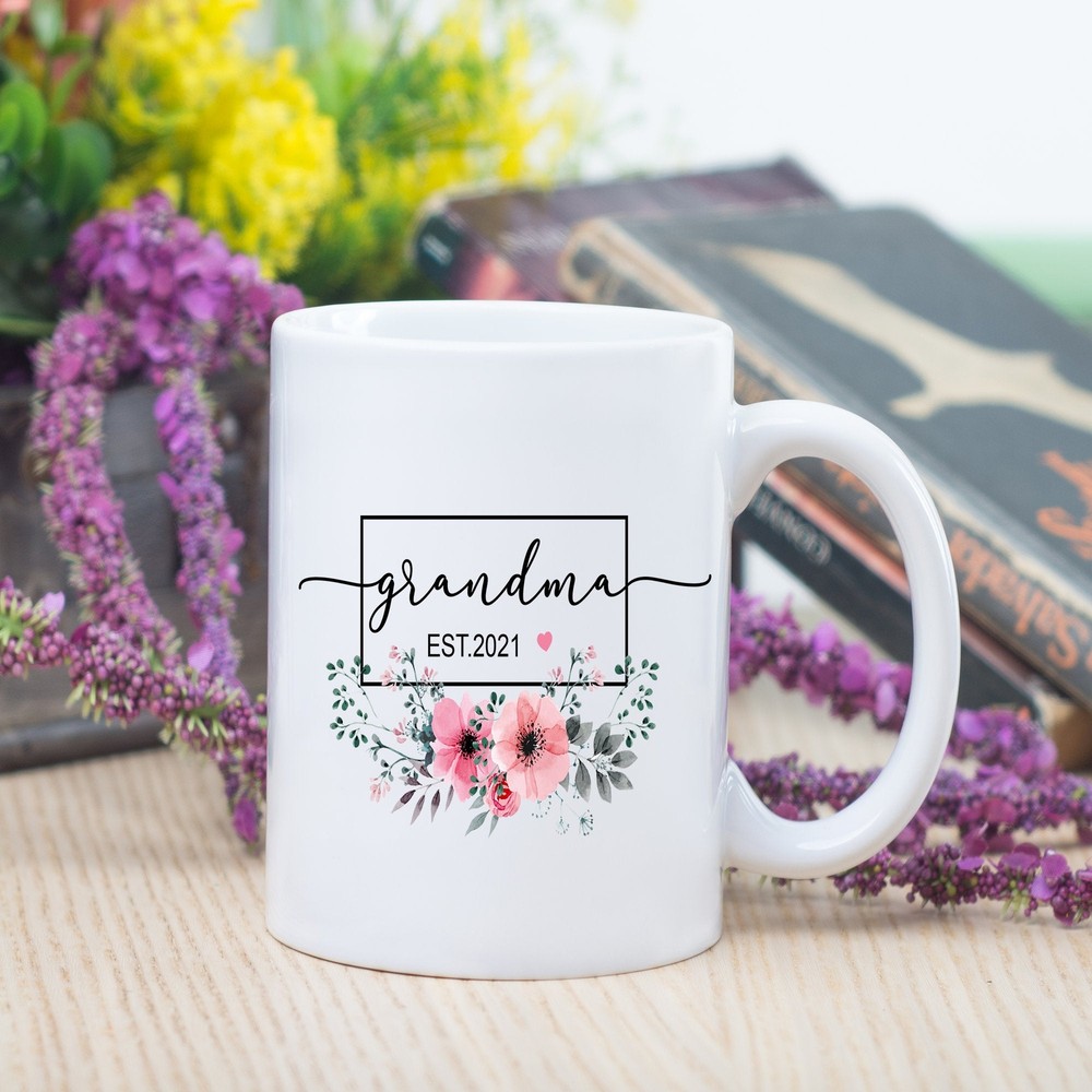 Grandma Coffee Mug Grandma Est Gifts Grandma Coffee Cup Pregnancy Reveal New