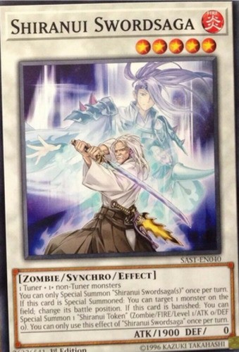 Shiranui Swordsaga SAST-EN040 Common 1st Ed NM Savage Strike Yugioh Card