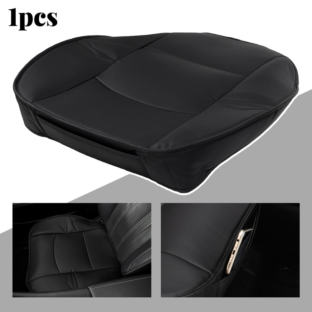 Universal Front Car Seat Cover Breathable PU Leather Cushion Surround Protector