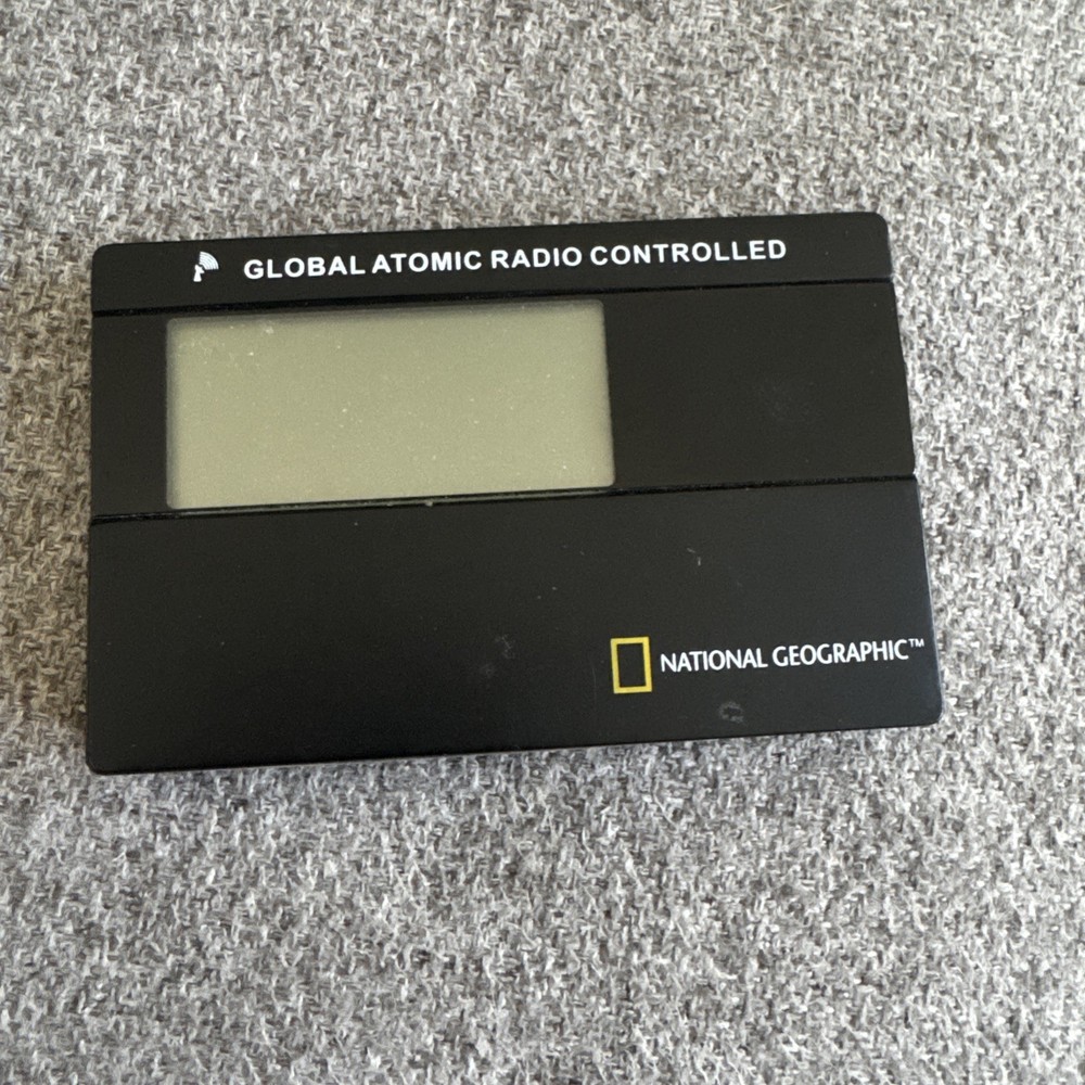 National Geographic Global Atomic Radio Controlled clock