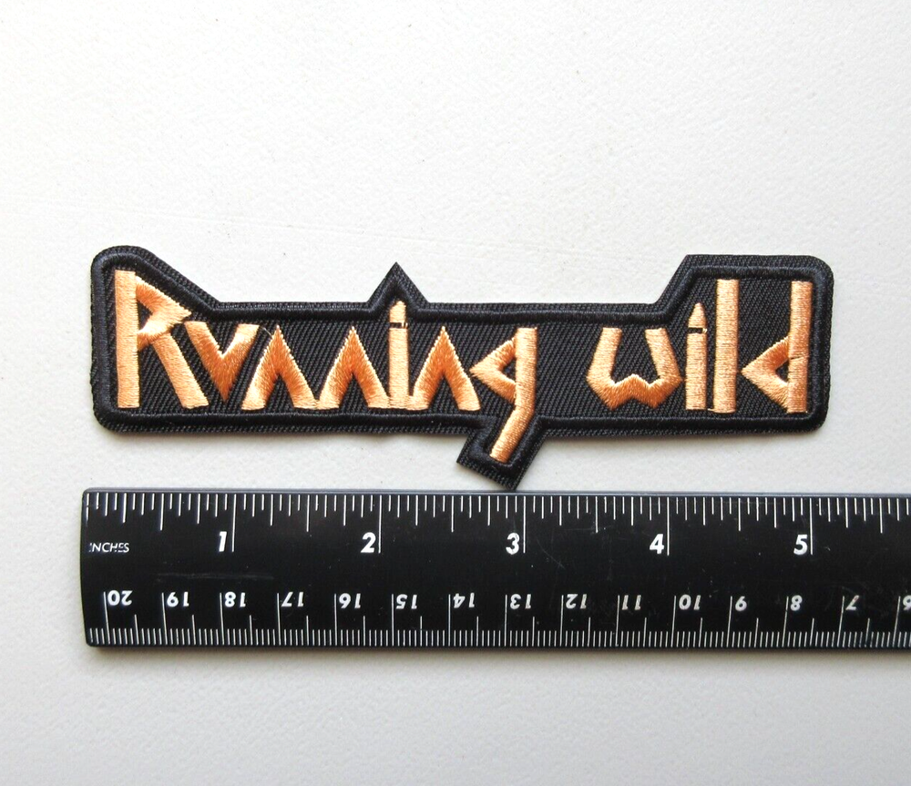 🔥RUNNING WILD METAL BAND MUSIC BATTLE VEST JACKET EMBROIDERED IRON ON PATCH