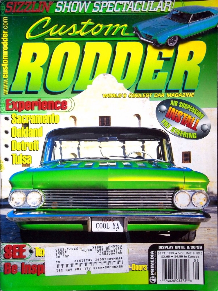 DESIGN IDEAS - CUSTOM RODDER MAGAZINE, SEPT. 1999 VOLUME 9 NO.5