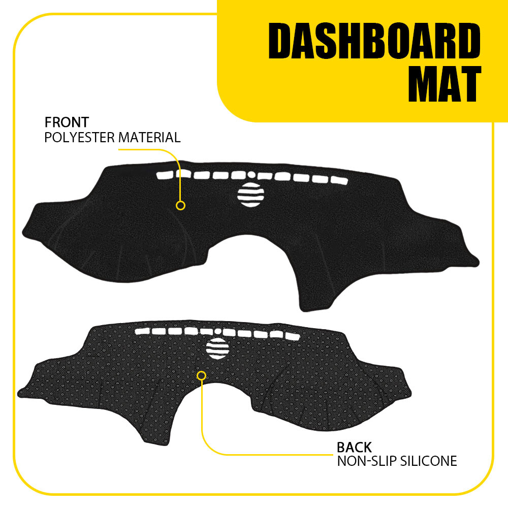 Durable Dashboard Pad Dash Cover Mat Fits For 2007-2011 Lexus ES350 Black M