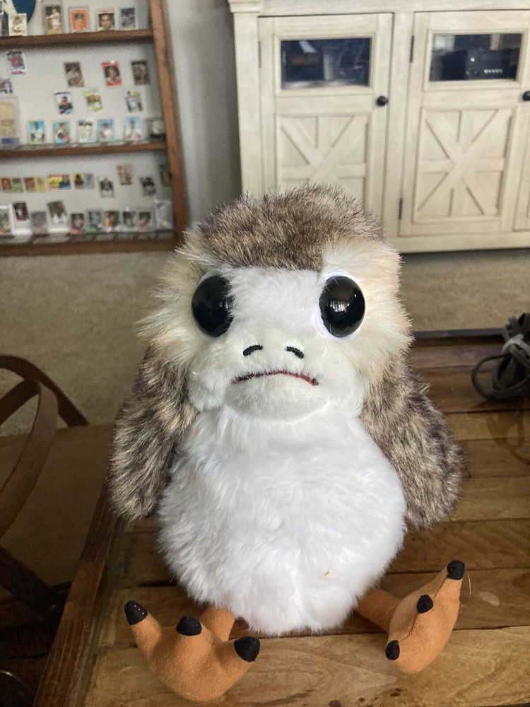 Disney Star Wars The Last Jedi Interactive Porg 9” Plush Stuffed Animal